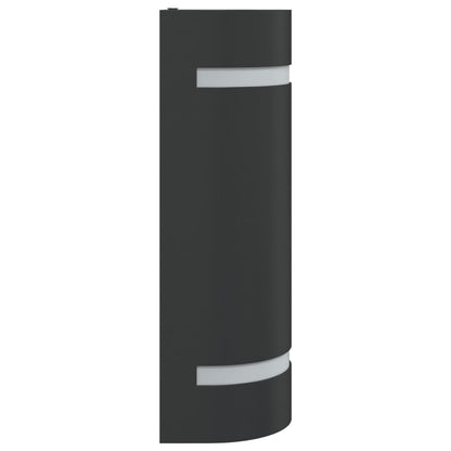 vidaXL Outdoor Wall Light Black Die-cast Aluminium - 80 x 100 x 240 mm