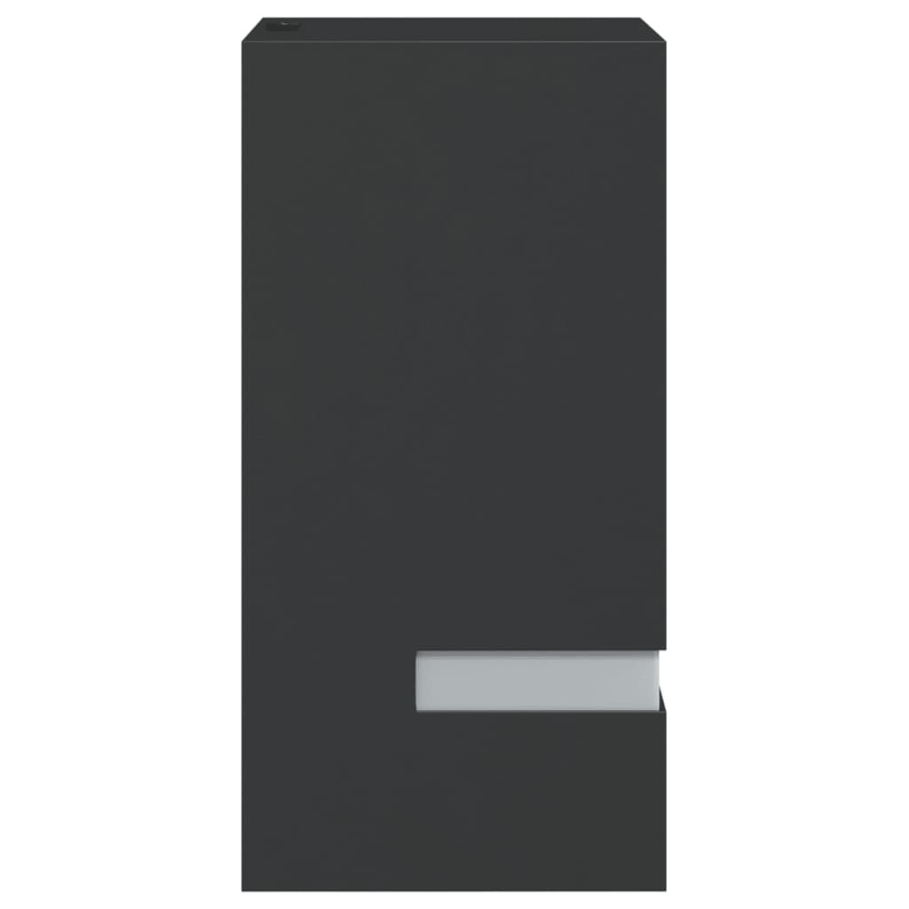 vidaXL Outdoor Wall Lights 2pcs Black Stainless Steel - 9.5 x 7.5 x 15 cm