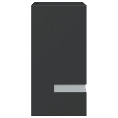 vidaXL Outdoor Wall Lights 2pcs Black Stainless Steel - 9.5 x 7.5 x 15 cm