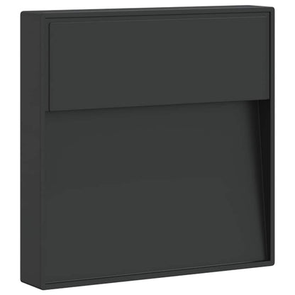 vidaXL Outdoor LED Wall Light Black Die-cast Aluminium - 53051