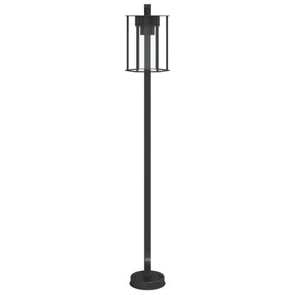 vidaXL Outdoor Floor Lamp Black 100 cm Stainless Steel