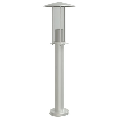 vidaXL Outdoor Floor Lamp Silver 60 cm Stainless Steel