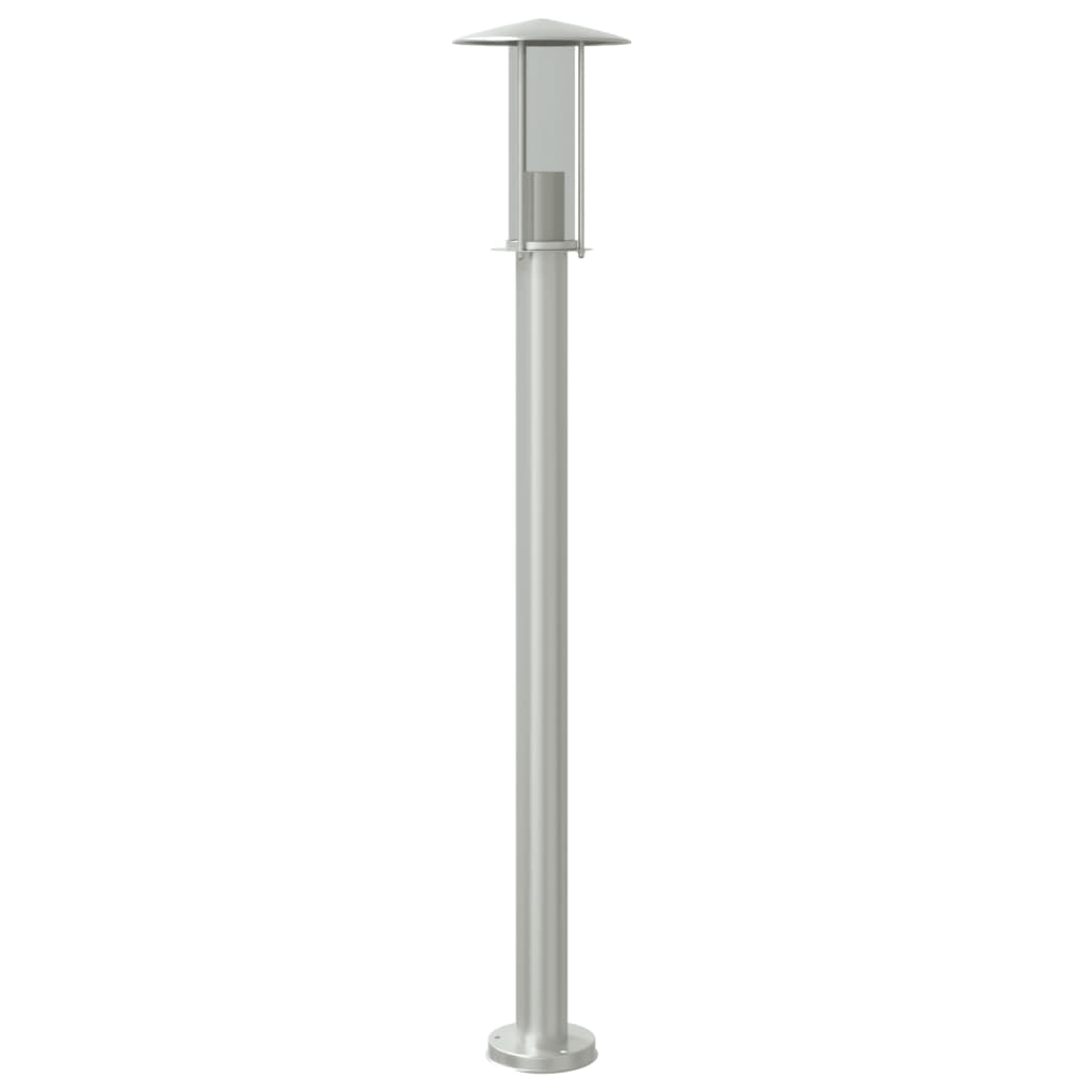 vidaXL Outdoor Floor Lamp Silver 100 cm Stainless Steel