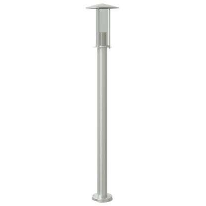 vidaXL Outdoor Floor Lamp Silver 100 cm Stainless Steel