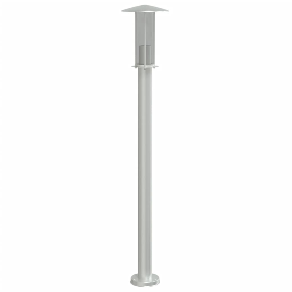 vidaXL Outdoor Floor Lamp Silver 100 cm Stainless Steel