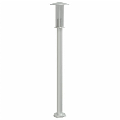 vidaXL Outdoor Floor Lamp Silver 100 cm Stainless Steel
