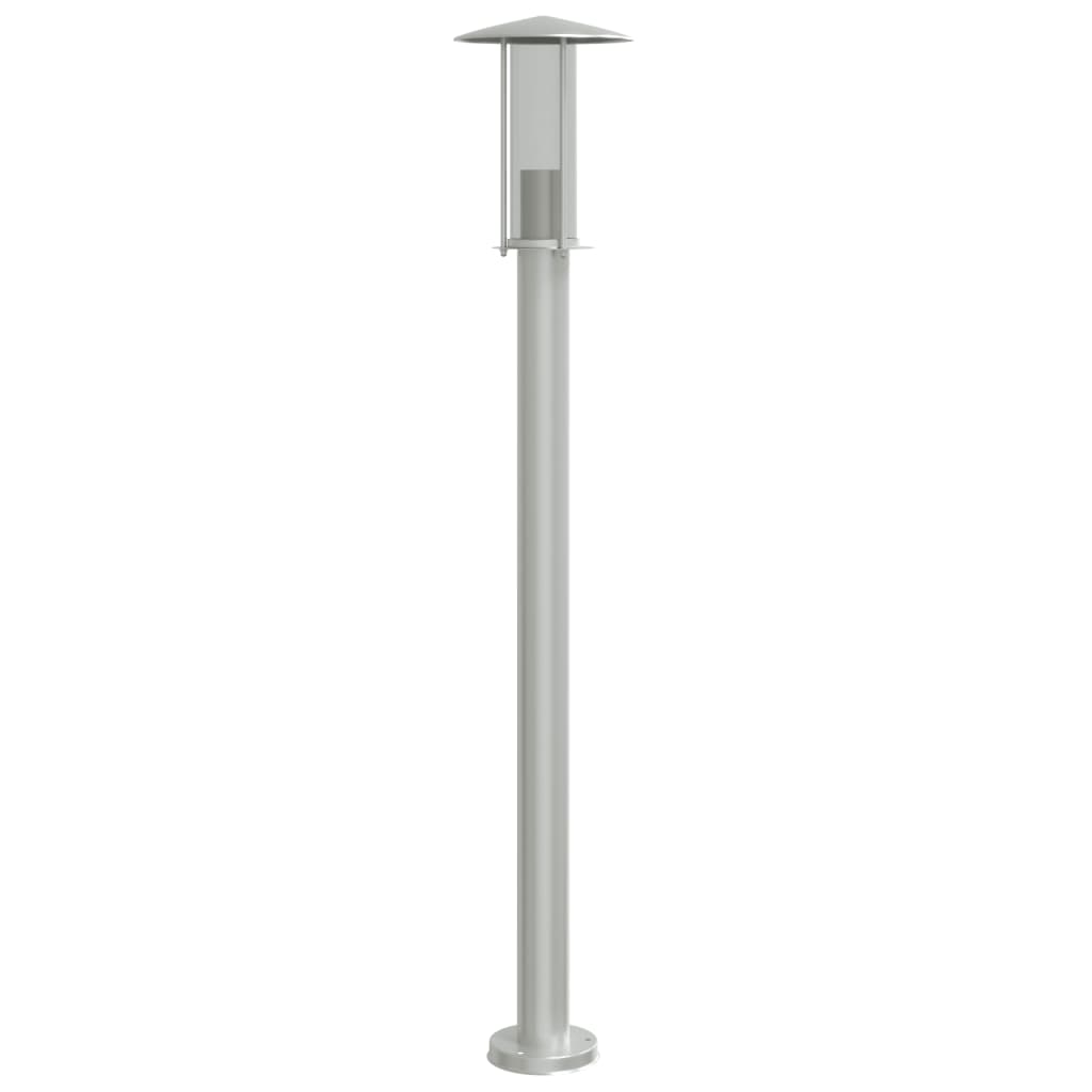 vidaXL Outdoor Floor Lamp Silver 100 cm Stainless Steel