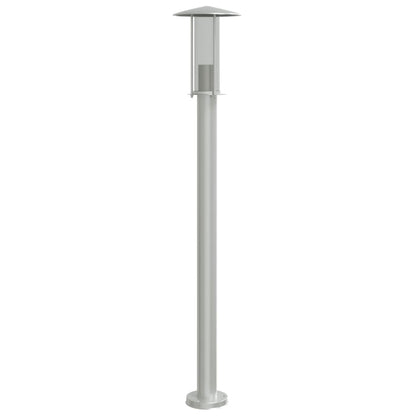vidaXL Outdoor Floor Lamp Silver 100 cm Stainless Steel