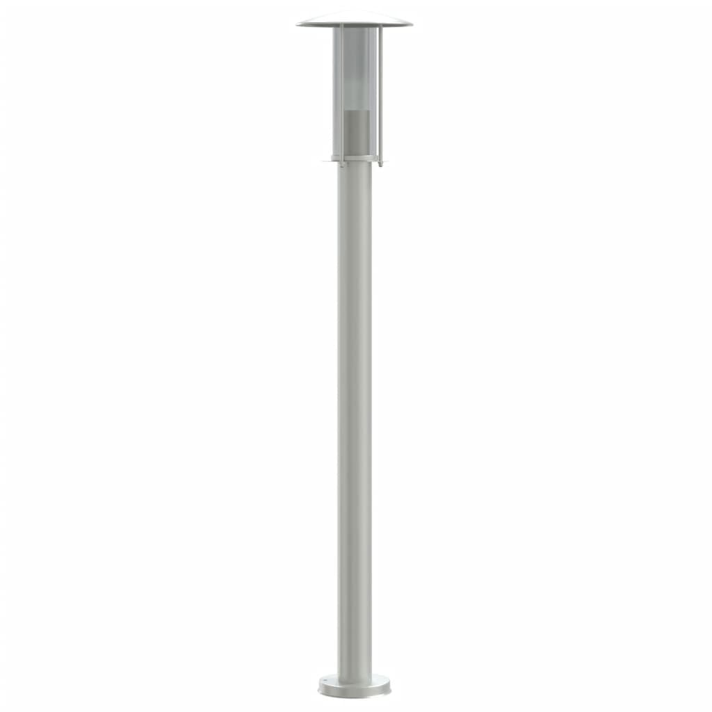 vidaXL Outdoor Floor Lamp Silver 100 cm Stainless Steel