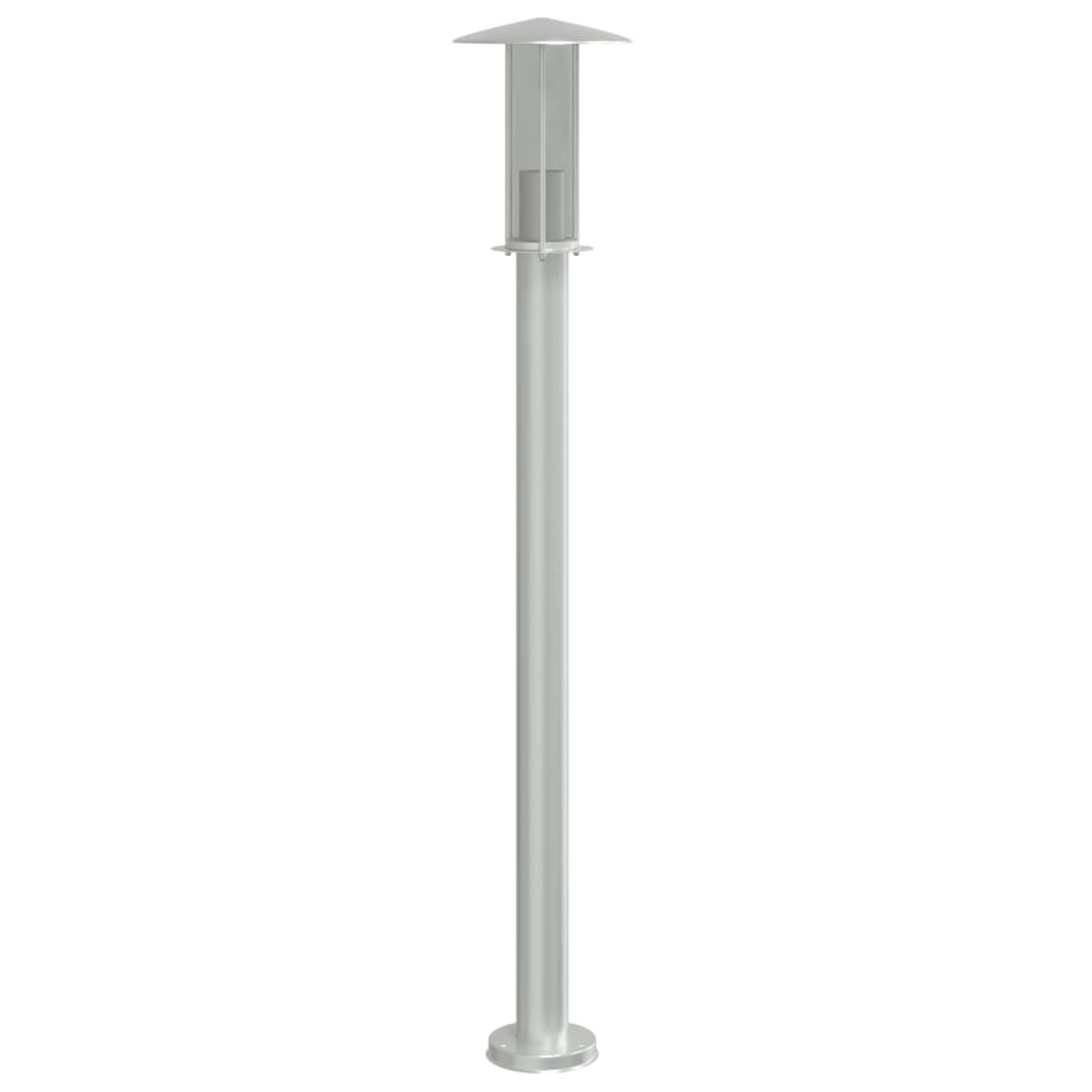 vidaXL Outdoor Floor Lamps 3pcs Silver 100 cm Stainless Steel