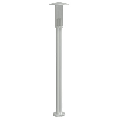 vidaXL Outdoor Floor Lamps 3pcs Silver 100 cm Stainless Steel