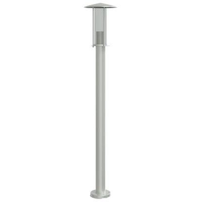 vidaXL Outdoor Floor Lamps 3pcs Silver 100 cm Stainless Steel
