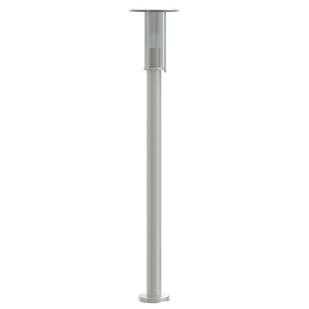 vidaXL Outdoor Floor Lamps 3pcs Silver 100 cm Stainless Steel