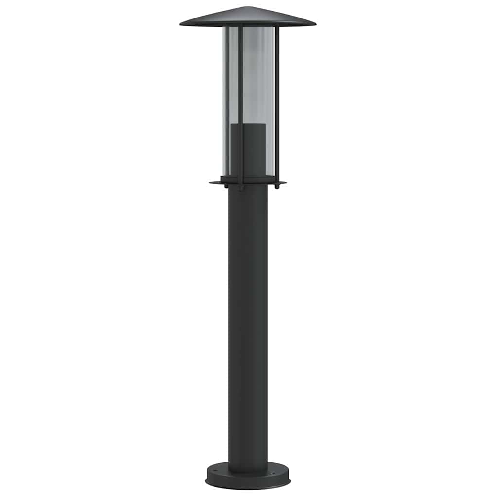 vidaXL Outdoor Floor Lamp Black 60 cm Stainless Steel - 53100