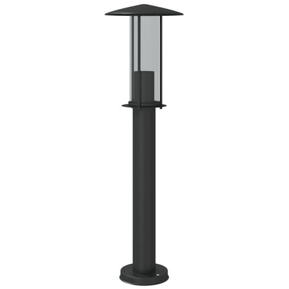 vidaXL Outdoor Floor Lamps 3pcs Black 60 cm Stainless Steel - 53102