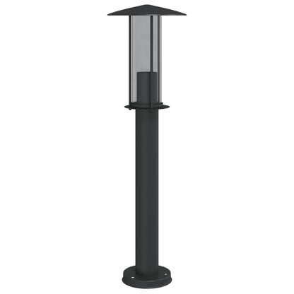 vidaXL Outdoor Floor Lamps 3pcs Black 60 cm Stainless Steel - 53102