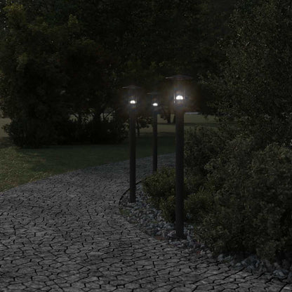 vidaXL Outdoor Floor Lamp Black 100 cm Stainless Steel - 53103