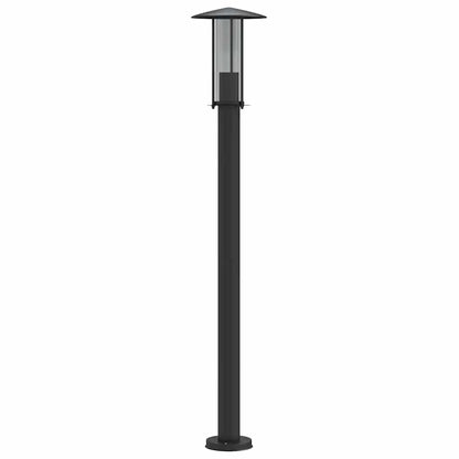 vidaXL Outdoor Floor Lamp Black 100 cm Stainless Steel - 53103