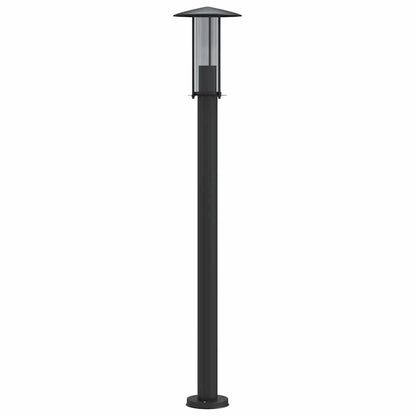 vidaXL Outdoor Floor Lamps 3pcs Black 100 cm Stainless Steel - 53104