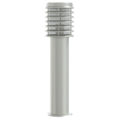 vidaXL Outdoor Floor Lamps 3pcs Silver 60 cm Stainless Steel - 53105