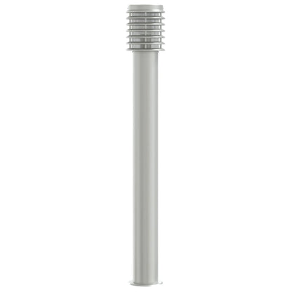 vidaXL Outdoor Floor Lamp Silver 110cm Stainless Steel