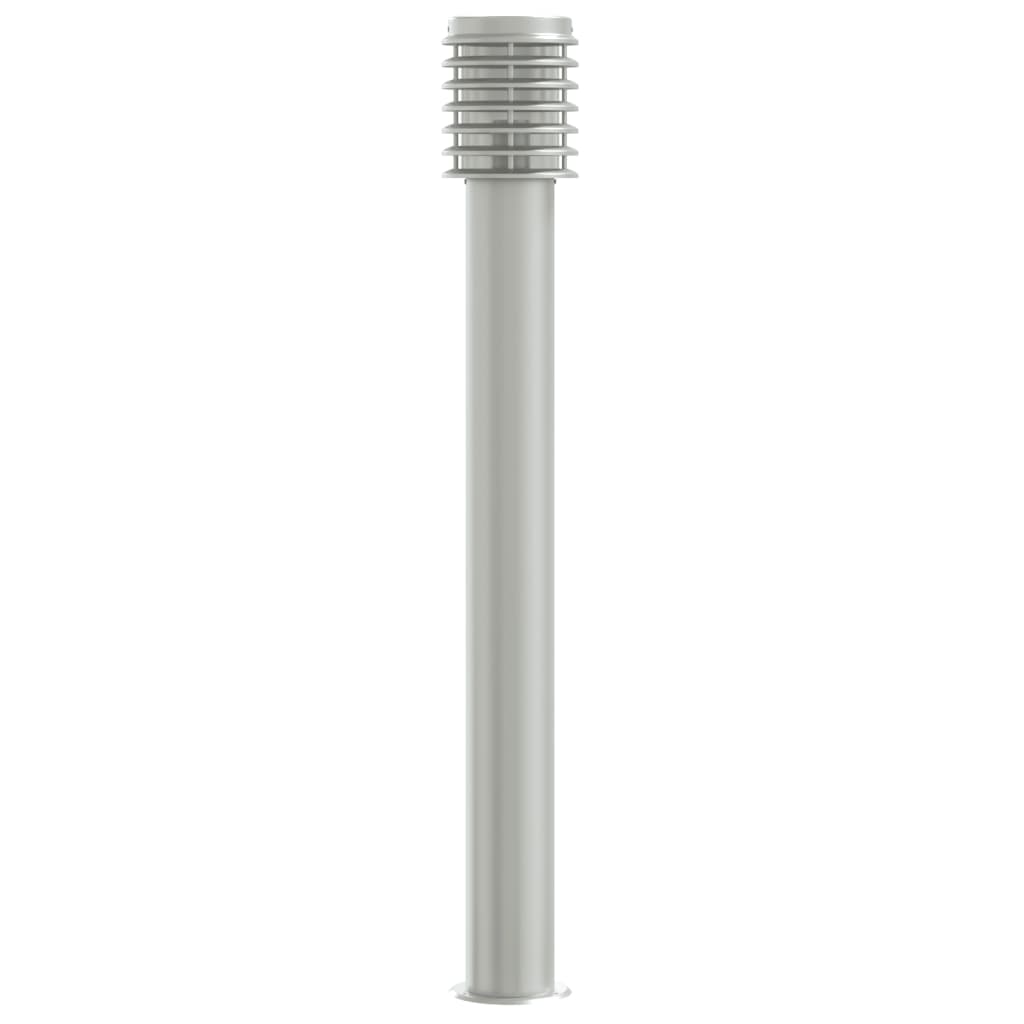vidaXL Outdoor Floor Lamps 3pcs Silver 110cm Stainless Steel