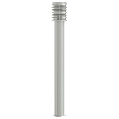 vidaXL Outdoor Floor Lamps 3pcs Silver 110cm Stainless Steel