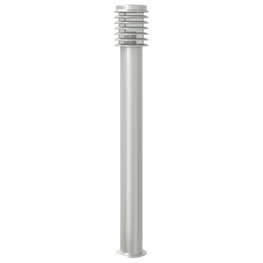vidaXL Outdoor Floor Lamps 3pcs Silver 110cm Stainless Steel