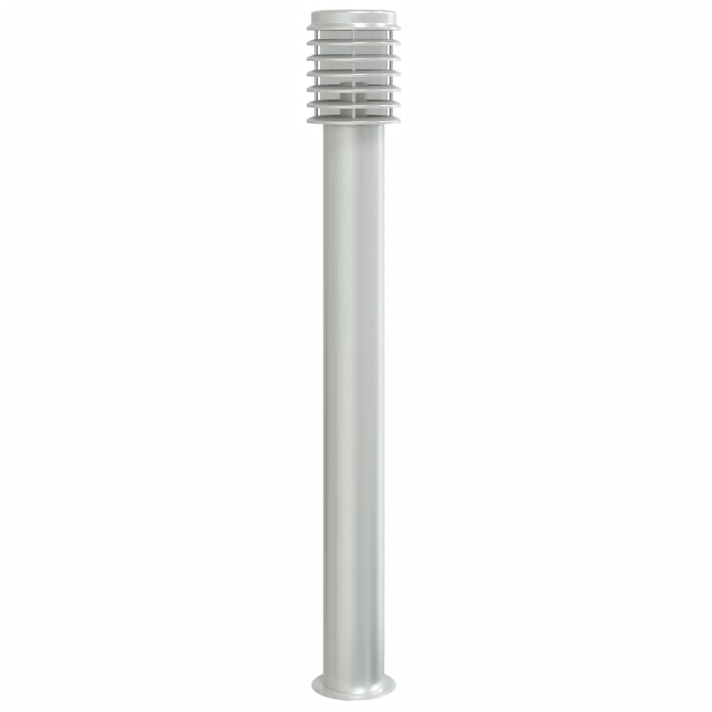 vidaXL Outdoor Floor Lamps 3pcs Silver 110cm Stainless Steel