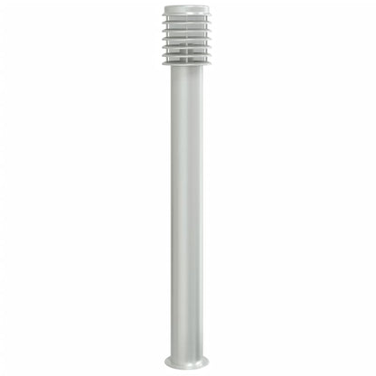 vidaXL Outdoor Floor Lamps 3pcs Silver 110cm Stainless Steel