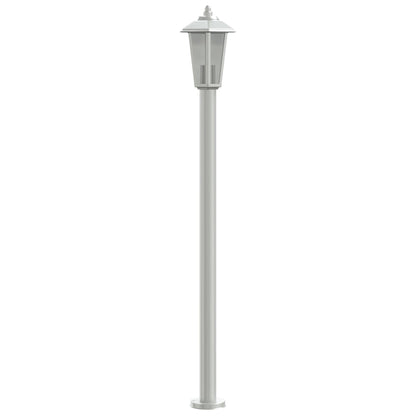 vidaXL Outdoor Floor Lamps 3pcs Silver 120 cm Stainless Steel
