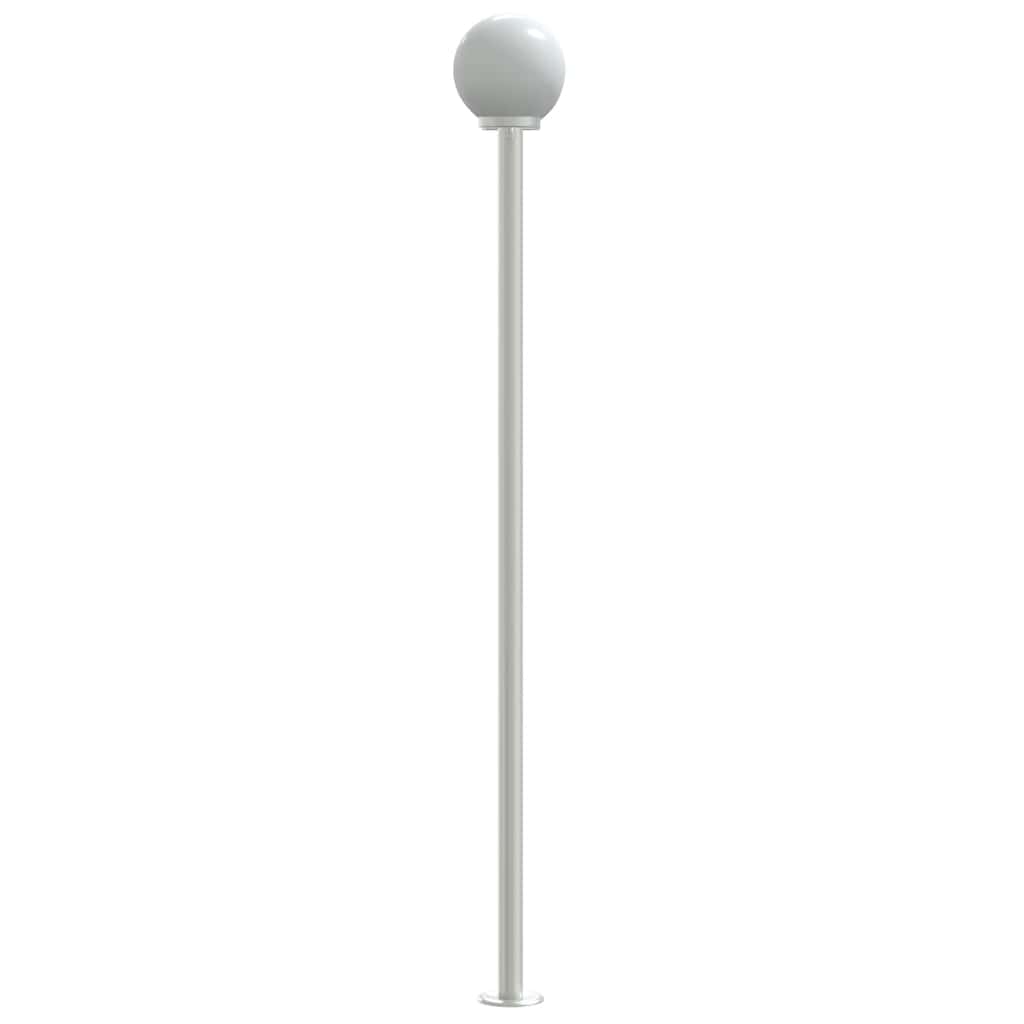 vidaXL Outdoor Floor Lamps 3pcs Silver 215 cm Stainless Steel