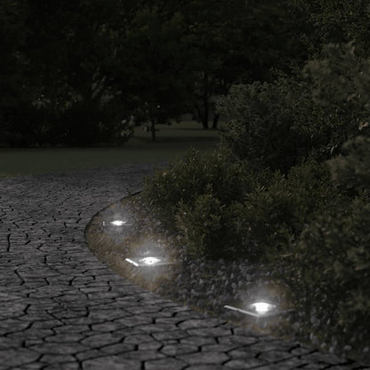 vidaXL Outdoor Ground Light Square Black 10.5x10.5cm Die-cast Aluminium