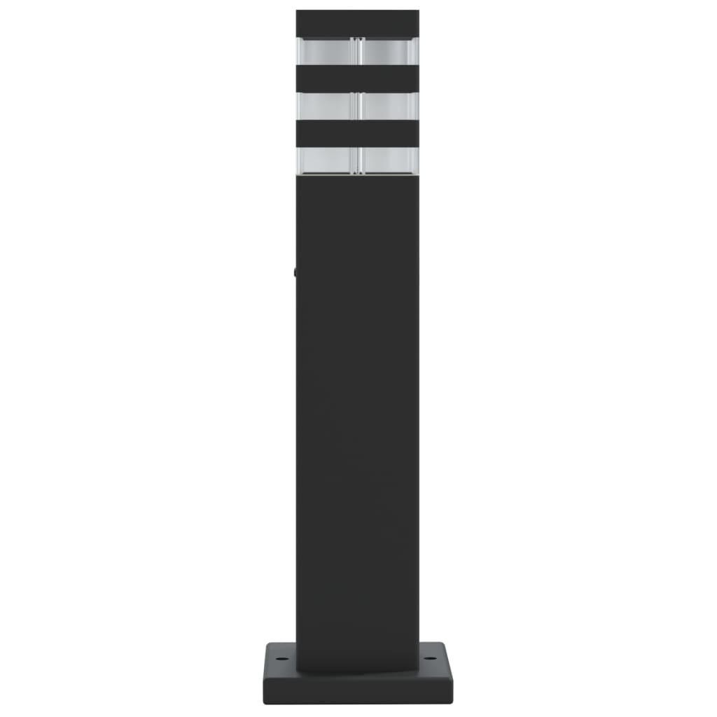 vidaXL Outdoor Floor Lamps 3pcs Black 50 cm Aluminium
