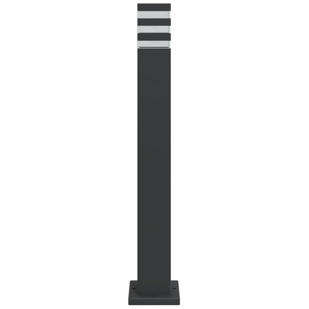 vidaXL Outdoor Floor Lamp Black 80 cm Aluminium