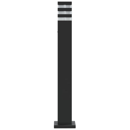 vidaXL Outdoor Floor Lamp Black 80 cm Aluminium