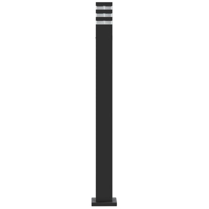 vidaXL Outdoor Floor Lamp Black 110 cm Aluminium