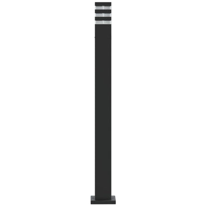 vidaXL Outdoor Floor Lamps 3pcs Black 110 cm Aluminium