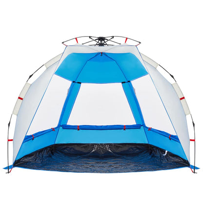 vidaXL Beach Tent 2-Person Azure Blue Quick Release Waterproof
