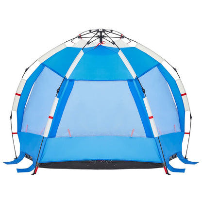 vidaXL Beach Tent 2-Person Azure Blue Quick Release Waterproof