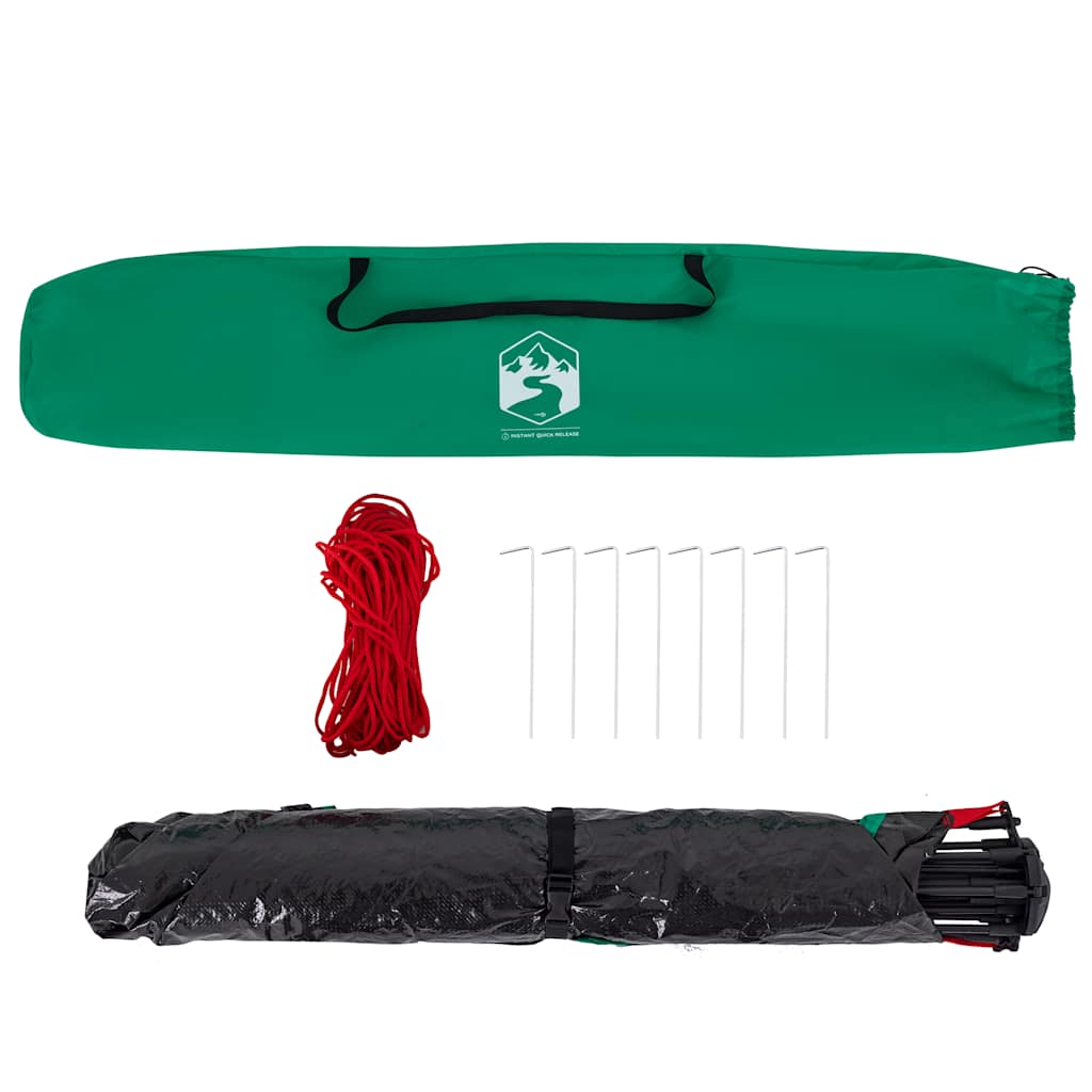 vidaXL Beach Tent 2-Person Sea Green Quick Release Waterproof