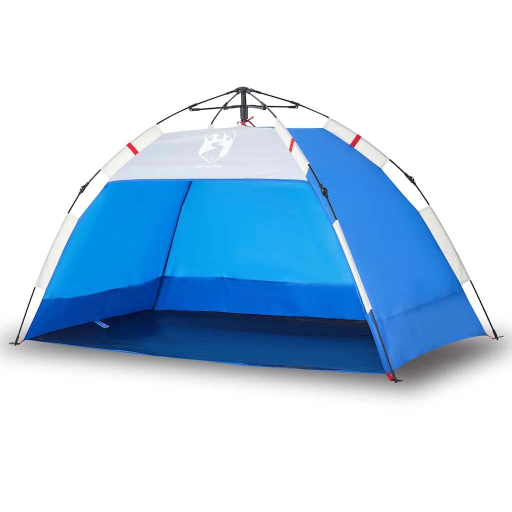 vidaXL Beach Tent 2-Person Azure Blue Quick Release Waterproof - 36484