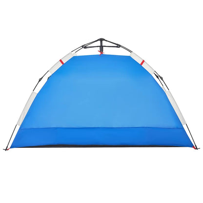 vidaXL Beach Tent 2-Person Azure Blue Quick Release Waterproof - 36484