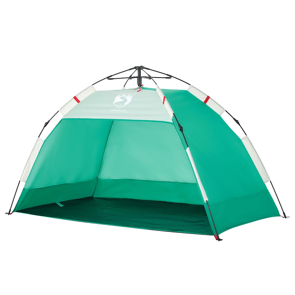 vidaXL Beach Tent 2-Person Sea Green Quick Release Waterproof - 36493