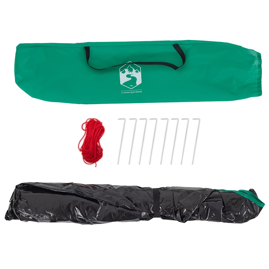 vidaXL Beach Tent 2-Person Sea Green Quick Release Waterproof - 36493