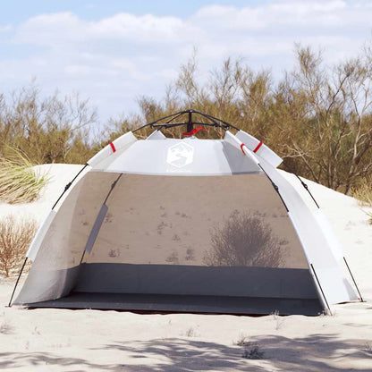 vidaXL Beach Tent 2-Person Grey Quick Release Waterproof - 36496