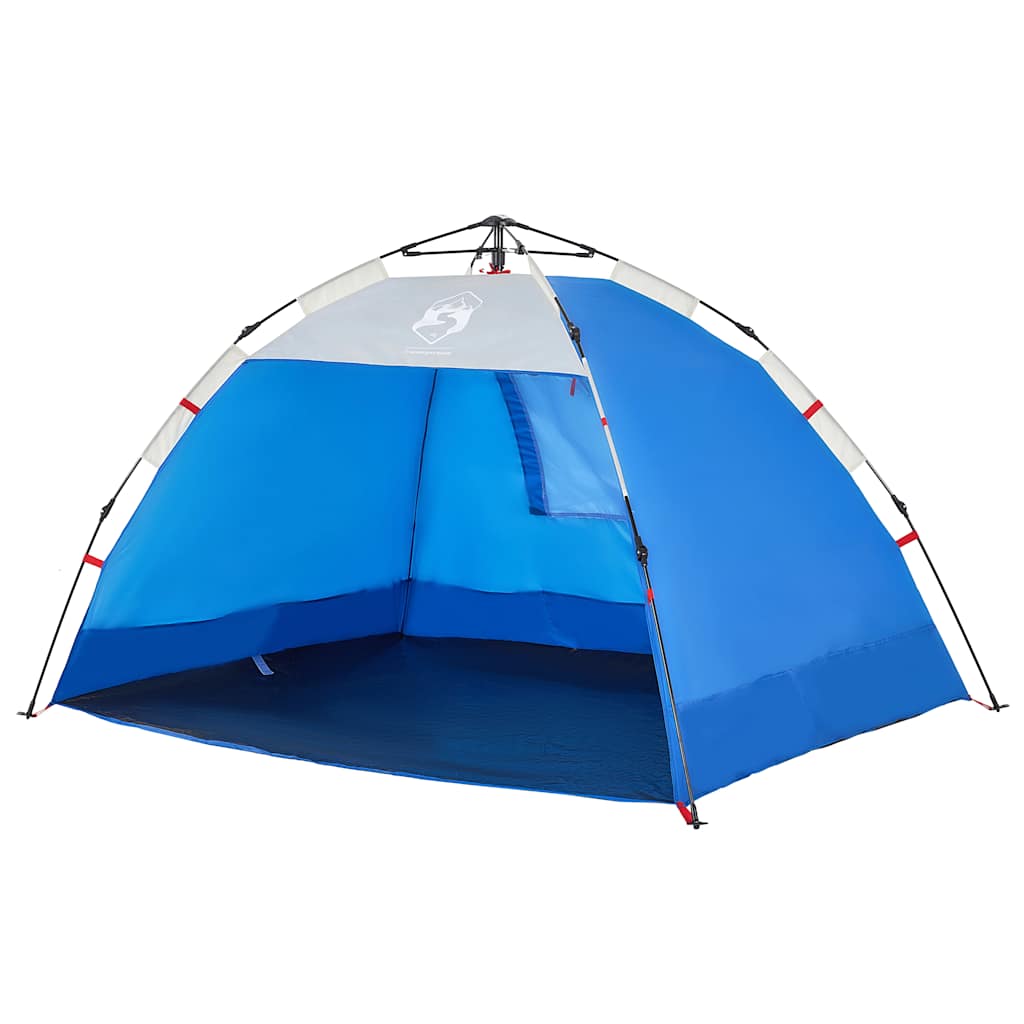vidaXL Beach Tent 2-Person Azure Blue Quick Release Waterproof - 36501
