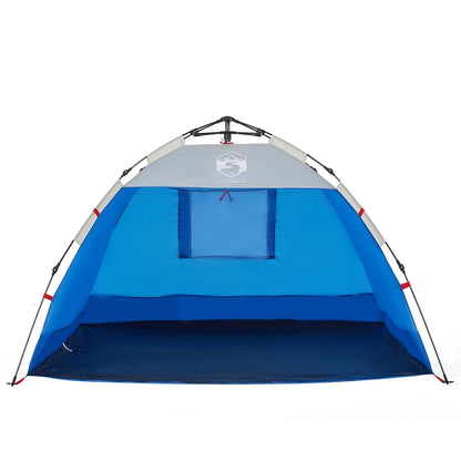 vidaXL Beach Tent 2-Person Azure Blue Quick Release Waterproof - 36501