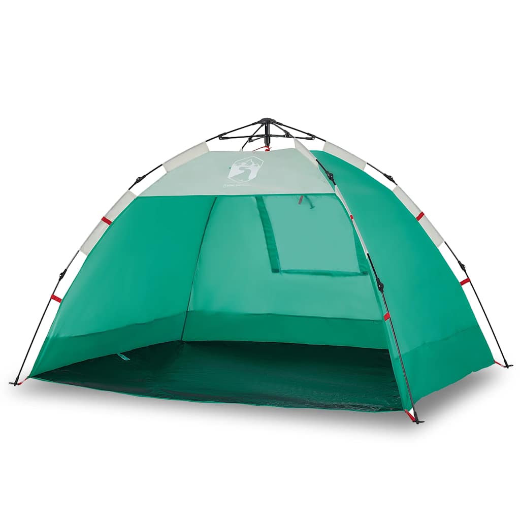 vidaXL Beach Tent 2-Person Sea Green Quick Release Waterproof - 36502