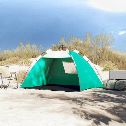 vidaXL Beach Tent 2-Person Sea Green Quick Release Waterproof - 36502